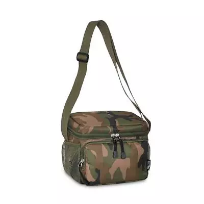 Everest CB6P-CAMO Cooler & Lunch Pattern Bag - Camo • $28.16