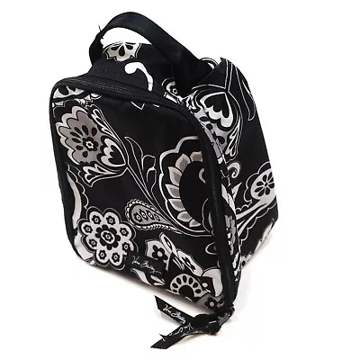 ❤️ VERA BRADLEY Midnight Paisley Lunch Bunch Cooler Bag Black White Paisley • $7.99