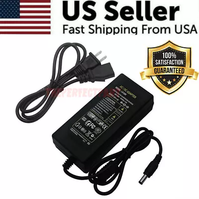 $10.89 • Buy 12V 5A 5 Amp 60W AC DC Power Supply Adapter Transformer 5050 3528 LED Strip CCTV