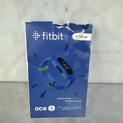 Fitbit Ace 3 Cosmic Activity Tracker For Kids - Blue New But Box Damaged • $79.88