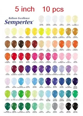 $2.99 • Buy 10pc 5inch/12cm Sempertex Mini Latex Balloon Party Decoration