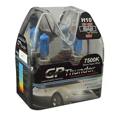 GP Thunder II 7500K H10 9145 Xenon Halogen Light Bulb 42W Super White SGP75-H10 • $17.99