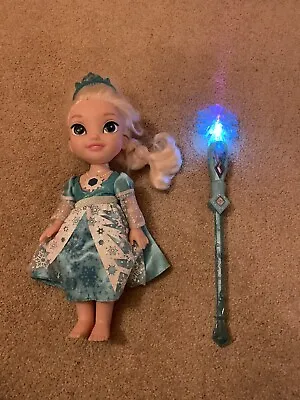 Disney Frozen Elsa Singing Talking Light-up Doll With Separate Magic Wand • £8.50