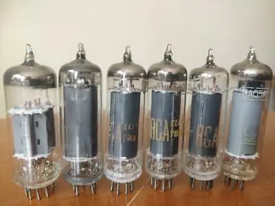 6aq5a 6eh5 6gu7 Rca Curtis Mathes Vintage Vacuum Tubes Radio Tv Repair Shop Lot • $15.99