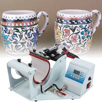 Digital Printer Sublimation Mug Heat Press Transfer Machine For Photo Cup ❉ • $222.14