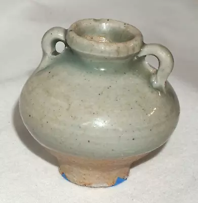 12C Chinese Song Or Early Ming Dynasty Pottery Jarlet Pale Celadon Glaze (JSt)36 • $128