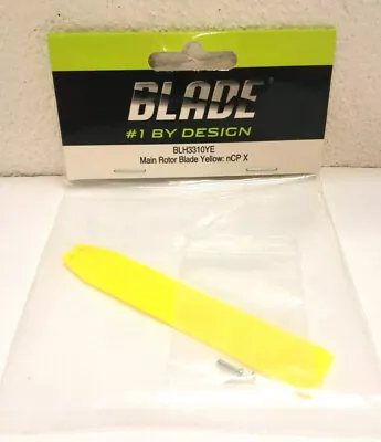 £6.81 • Buy Blade Nano Cpx - Yellow Main Rotor Blades, No. BLH3310YE