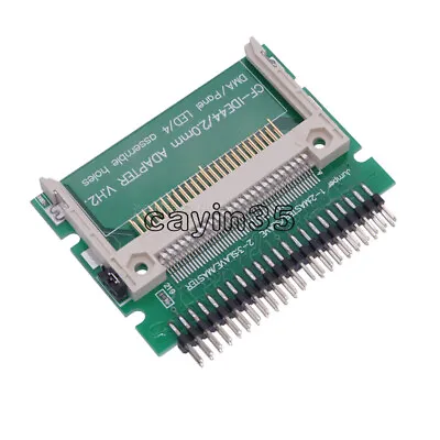 44Pin Male CF To IDE Card CF To Notebook 2.5 IDE Male Converter Adapter Card • £1.96