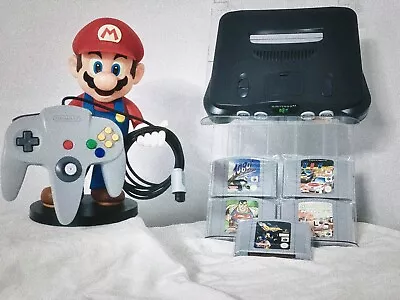 NINTENDO 64 Console Plus 5 Great Games! Also With 🌟 WARRANTY 🌟 Tested Working • $299.99