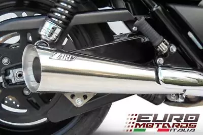 Triumph Thunderbird 2004-2015 Zard Exhaust Dual Mirror Polished Silencers • $933