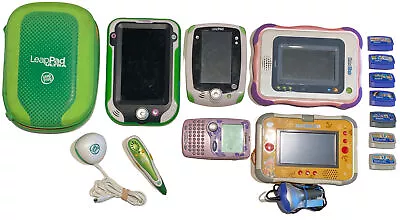 Lot Of Kids Tablets Handheld Consoles Leapfrog Vtech IQuest Innotab3s With Games • $74.99