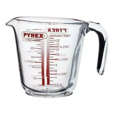 £9.99 • Buy Pyrex Classic Glass Measuring Jug - 500ml / 1 Pint