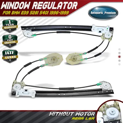 2x Power Window Regulators W/o Motor For BMW E39 528i 540i 96-99 Rear Left&Right • $62.99