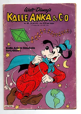 Walt Disneys Kalle Anka & C:O #30 - Swedish Language - Mickey Mouse -1975- GD/VG • $8.99