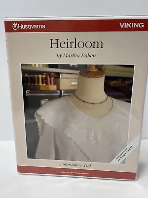 Husqvarna Viking HEIRLOOM Embroidery Designs D-card 102 Designer1 & PC Free Ship • $49.95