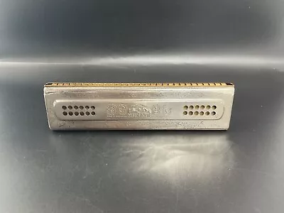 Vintage M. Hohner Echo Glockenreine Stimmung Harmonica 8” Made In Germany • $149.99