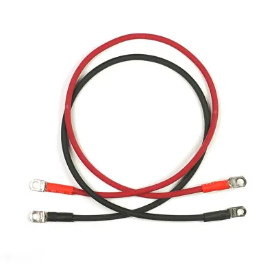 30  Red & Black Flexible Copper Welding Cables For RV Car Motorcycle • $25.02