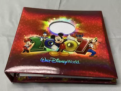 Walt Disney World Photo Album 2007 50 Pages CD Folder • £11.52