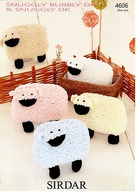 Lamb Toy Knitting Pattern – Sirdar Snuggly DK No.4606. • £3.35