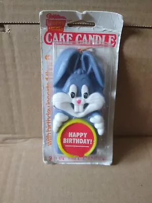 Buggs Bunny Looney Tunes Cake Candle Wilton Vintage Warner Brothers Celebration • £10