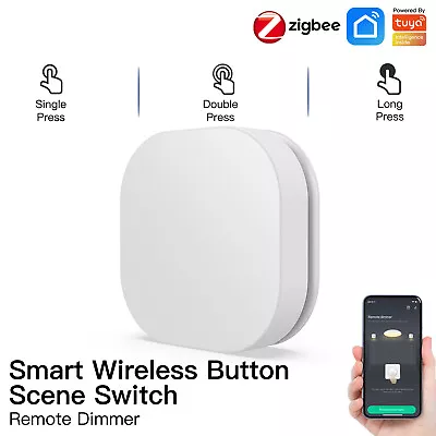 Tuya ZigBee Smart Key Switch Wireless Remote Control Key Controller • $27.89