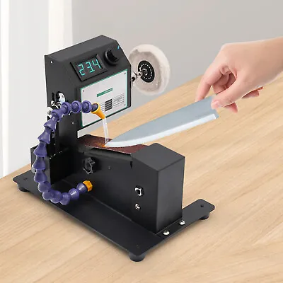 Desktop Mini Belt Sander Grinder Blade Sharpener Tool Table DIY Polishing Sander • $77.90