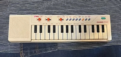 VTG 80s Casio PT-10 Keyboard Electronic Mini Synthesizer 29-Key 1987 WORKS! • $49.99