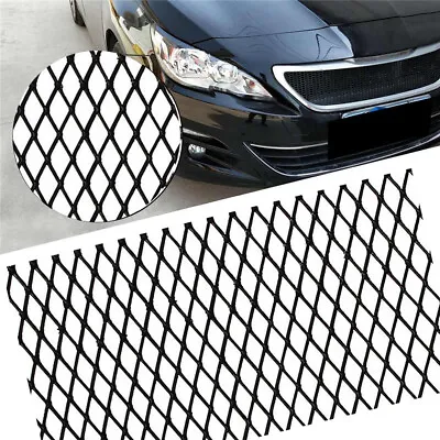 Black Aluminium Rhombus Grille Mesh For Car Bumper Body Kit Fender Hood Vent • $24.64