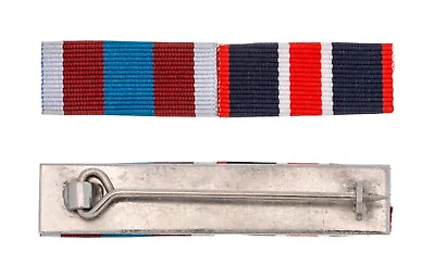 Queens Platinum & Kings Coronation Medal Ribbon Bar • £5.50