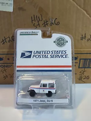 Greenlight USPS 1971 Jeep DJ-5 Postal Mail Delivery Truck 1:64 Limited Edition • $7.99