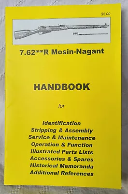 7.62mm R Mosin-Nagant Handbook Manual • $5.19