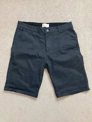 Men’s Cotton Black Chino Shorts (Tailored Originals) 30” Waist • £8.99