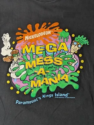 Vintage 90s Nickelodeon Mega Mess-A-Mania Paramount T Shirt Size Medium  • $29.99