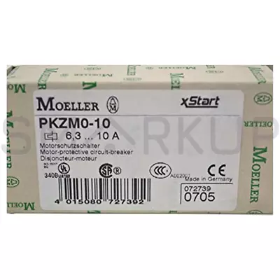 New In Box EATON MOELLER PKZM0-10 Thermal Magnetic Circuit Breaker • $74.42