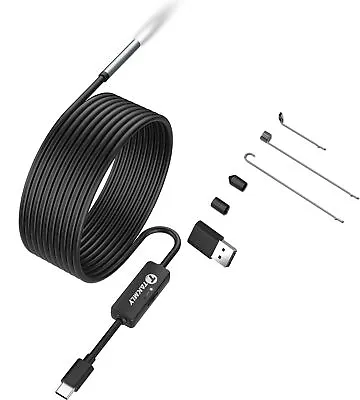 Pipe Inspection Camera Endoscope Video Sewer Drain Cleaner Waterproof Snake USB • $32.65