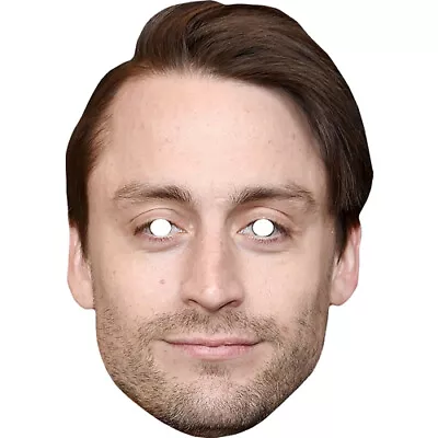 Kieran Culkin Celebrity Card Face Mask - Ready To Wear - Fancy Dress • £1.45