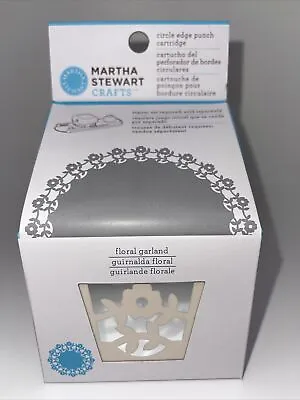 Martha Stewart Crafts Floral Garland Circle Edge Punch Cartridge 42-93022 • $17.90