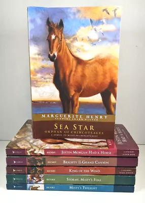 Lot Of 6 Marguerite Henry STABLE OF CLASSICS Books Set Newbery Medal Horses • $19.99