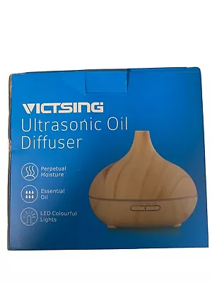 Victsing Ultrasonic Oil Diffuser Model HM004 Ultra Quiet Wood Grain Look NEW • $35