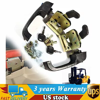 Universal Double Loader Door Lock Locking Door Handle F/ Tractor Forklift • $17.08