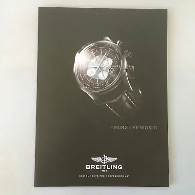£14.99 • Buy BREITLING Timing The World - Watches Catalogue Brochure Bentley PORTUGUESE 2014