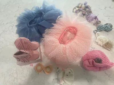 $30 • Buy Newborn Photoshoot Tutu’s, Boots, Cowboy Hat And Hair Accessories Lot