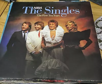 ABBA - The Singles - The First Ten Years - Double 12” Vinyl Record LP Album 1982 • £2.50