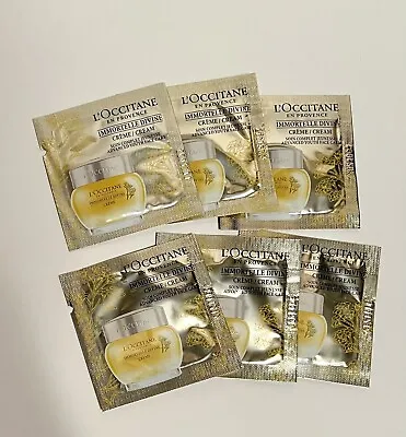 Lot Of 6 - L’Occitane Immortelle Divine Cream - Travel Size (0.05 Oz) Packets • $18.75