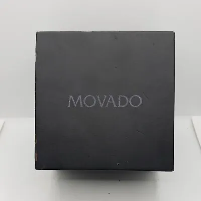 Movado Watch Display Box~Empty~5 X5 X3.5' Black • $15.99