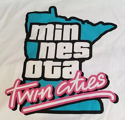 $11.99 • Buy Minnesota Twin Cities  T Shirt XL Rep MN Grand Theft Auto Video Game Like Shirt 