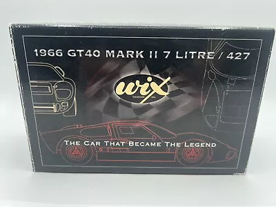 1:24 Wix 1966 Ford Gt 40 Mark Ii 7 Litre/427-jada-danbury Mint-maisto • $29.99