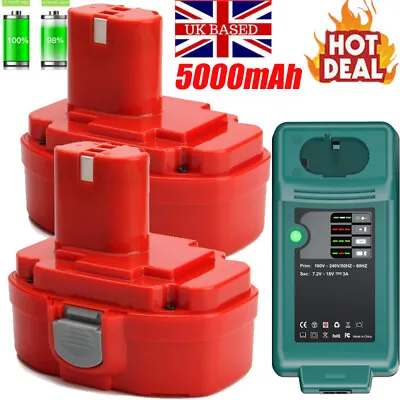 £28.99 • Buy 2X Battery/Charger For Makita PA18 1822 1823 1833 1835 8390D 8391D 18Volt Ni-MH