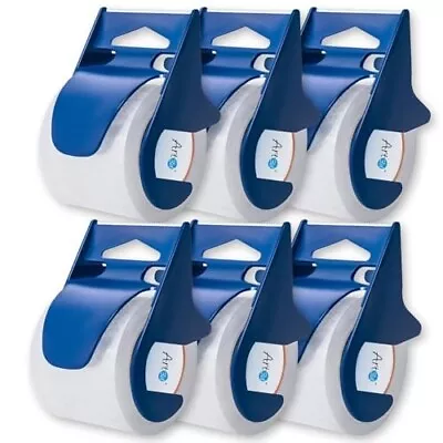 𝗘𝘅𝘁𝗿𝗮 𝗟𝗲𝗻𝗴𝘁𝗵 Packing Tape 6 Rolls Dispensers Packaging Heavy Duty • $13.88