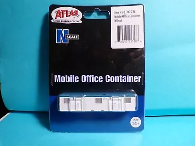 N Scale Mobile Office Container White /blue Roof Atlas #70000236 (wilmot) • $24.95